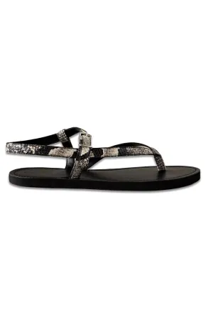 Pilcro Leather Toe-Strap Sandals