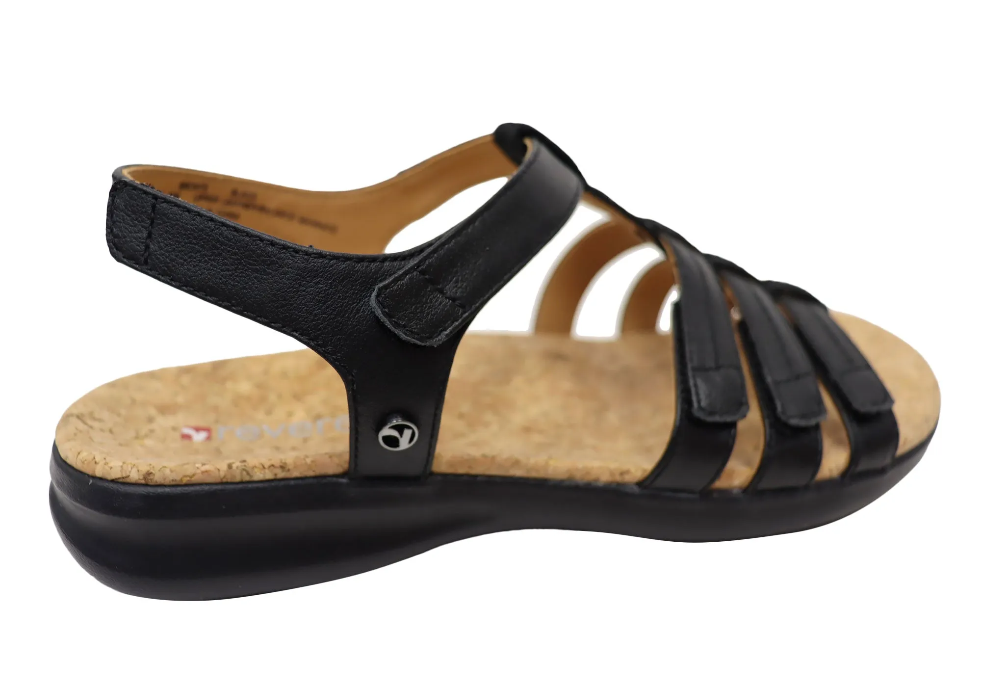 Revere Bronte Womens Comfortable Leather Sandals