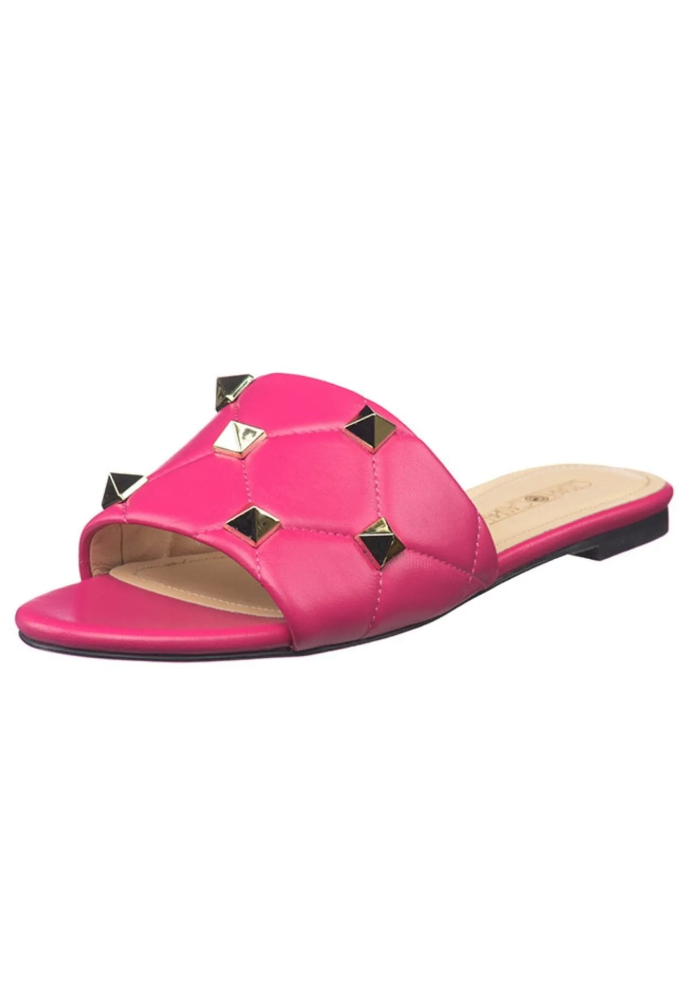 Rockstud Sandals Mila - Fucshia