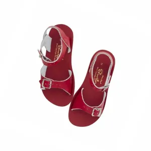 Salt-Water Sun-San Kid's Sandals - Surfer - Red