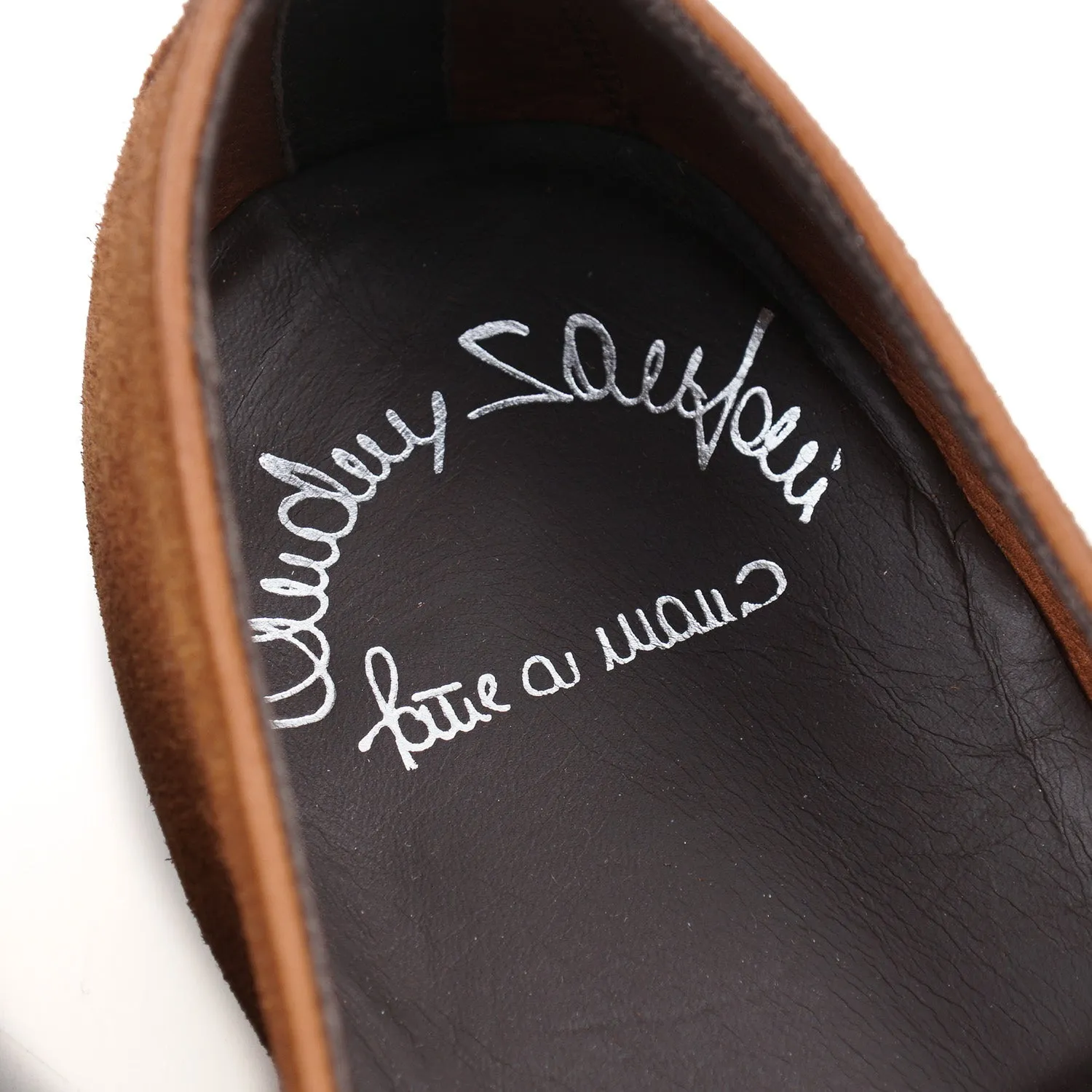 Santoni Suede Double-Buckle Loafers