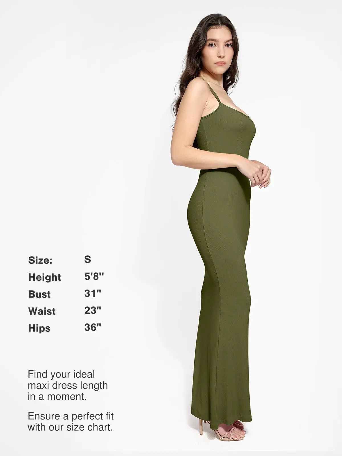 Shapewear Modal Slimming Maxi Slip Dress