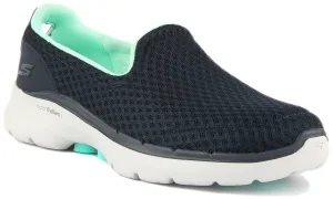 Skechers Go Walk 6 Trainers In Navy For Women