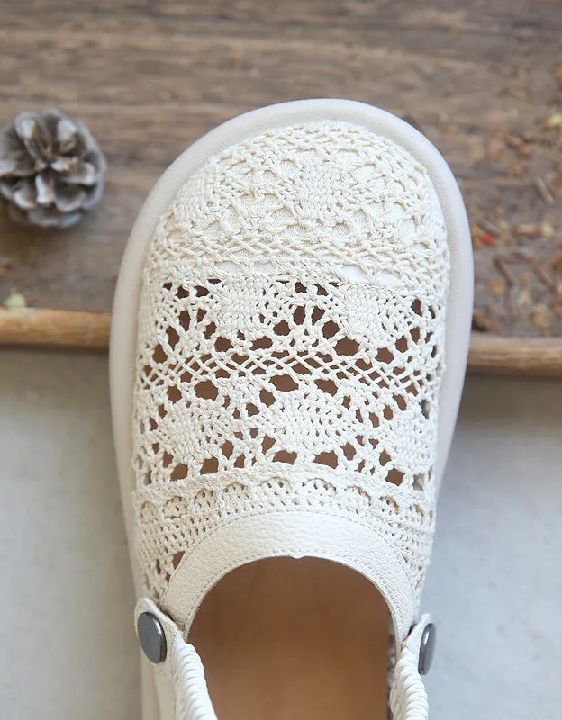 Soft Sole Summer Comfortable Lace Slippers