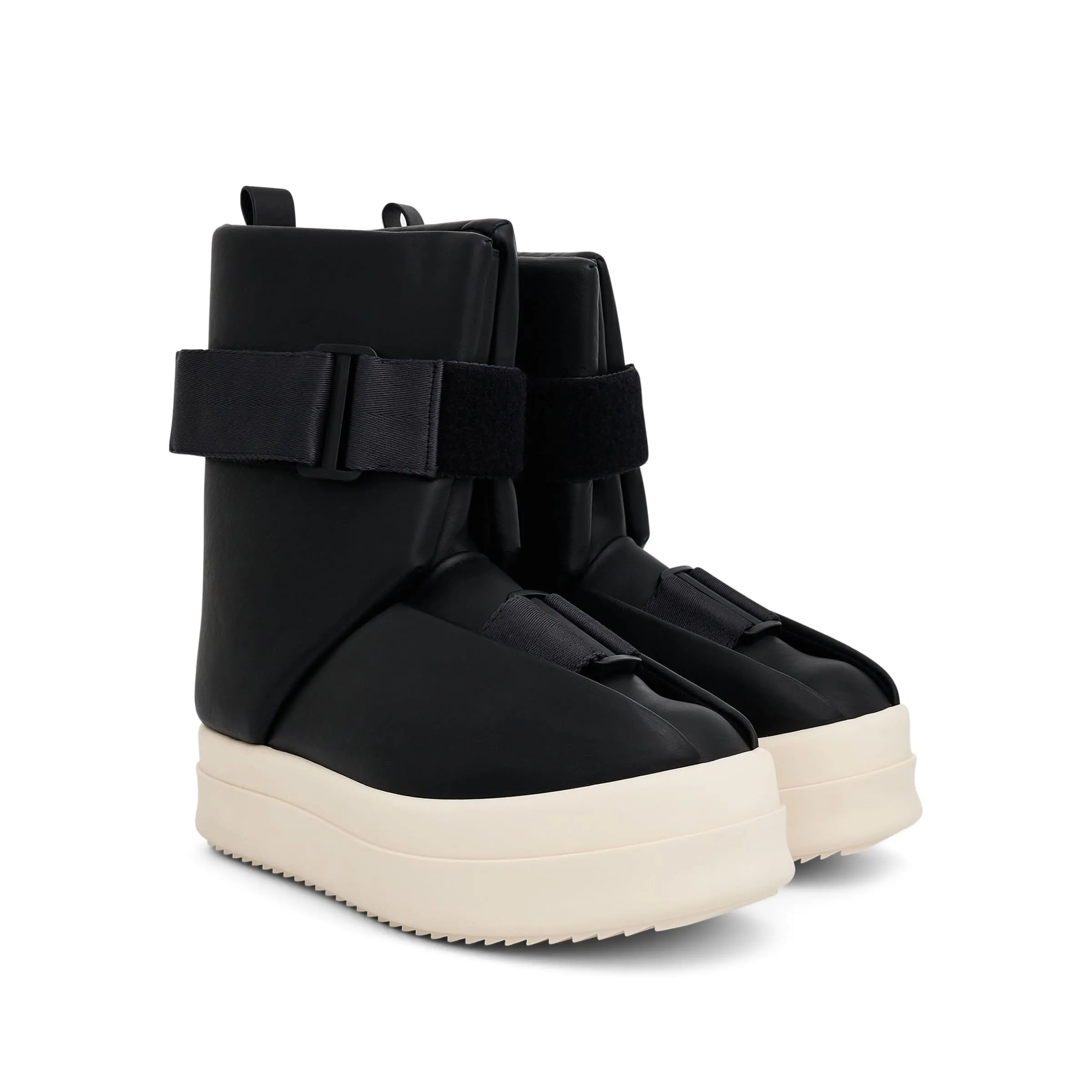 Splint High Sneaker in Black/Milk