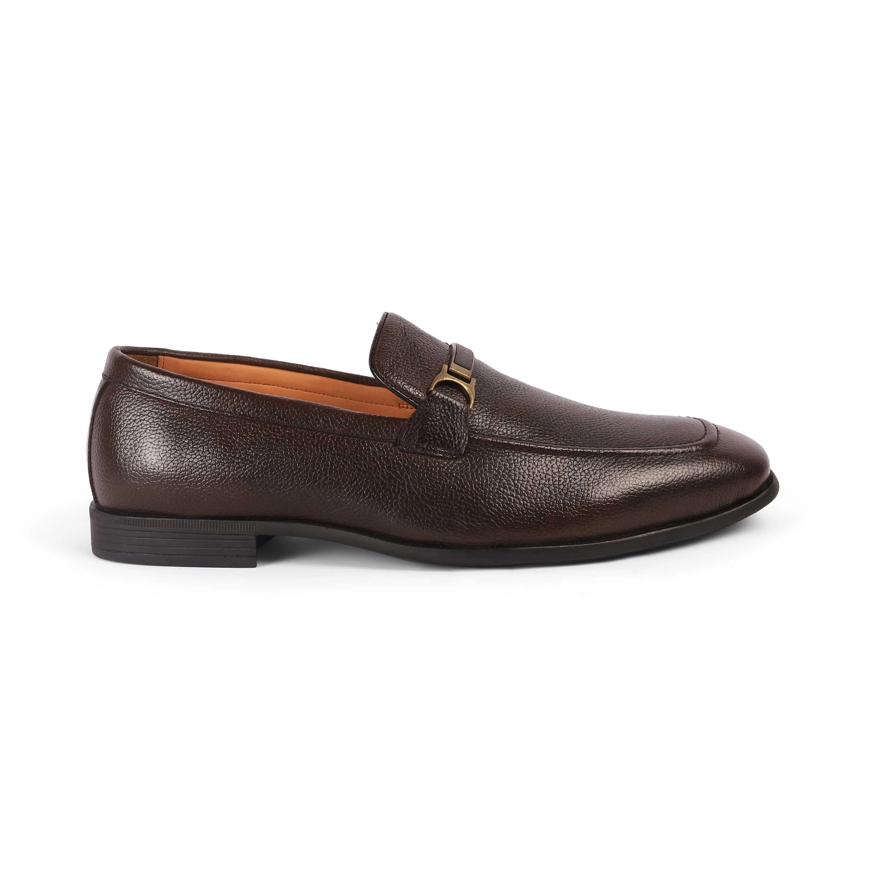 Tresmode Even Brown Men's Leather Loafers