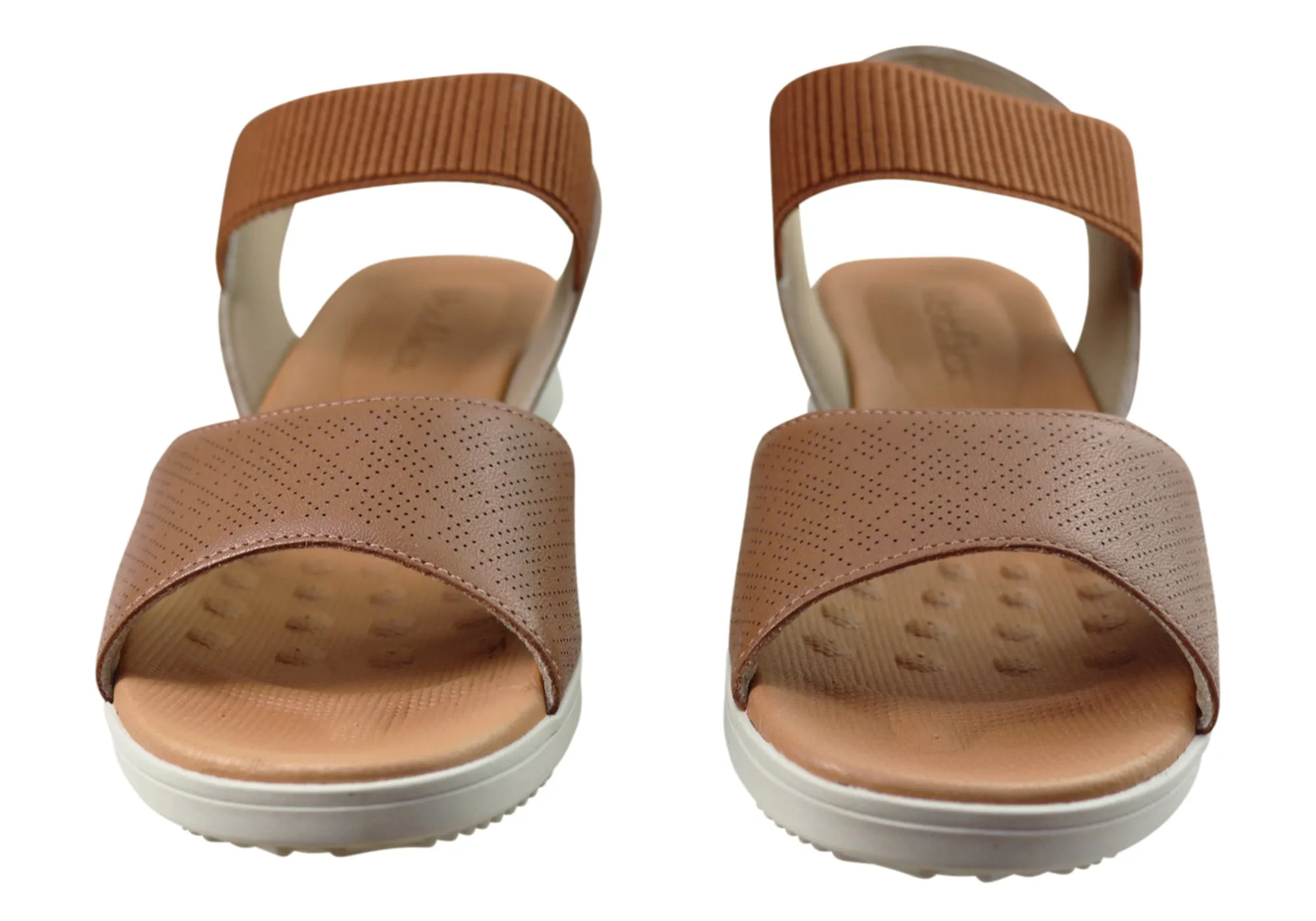 Usaflex Darling Womens Comfortable Leather Sandals Made In Brazil