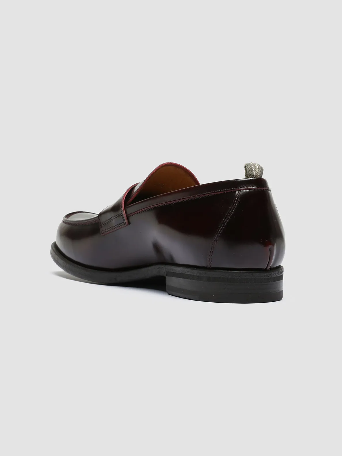 VINE 001 - Burgundy Leather Loafers