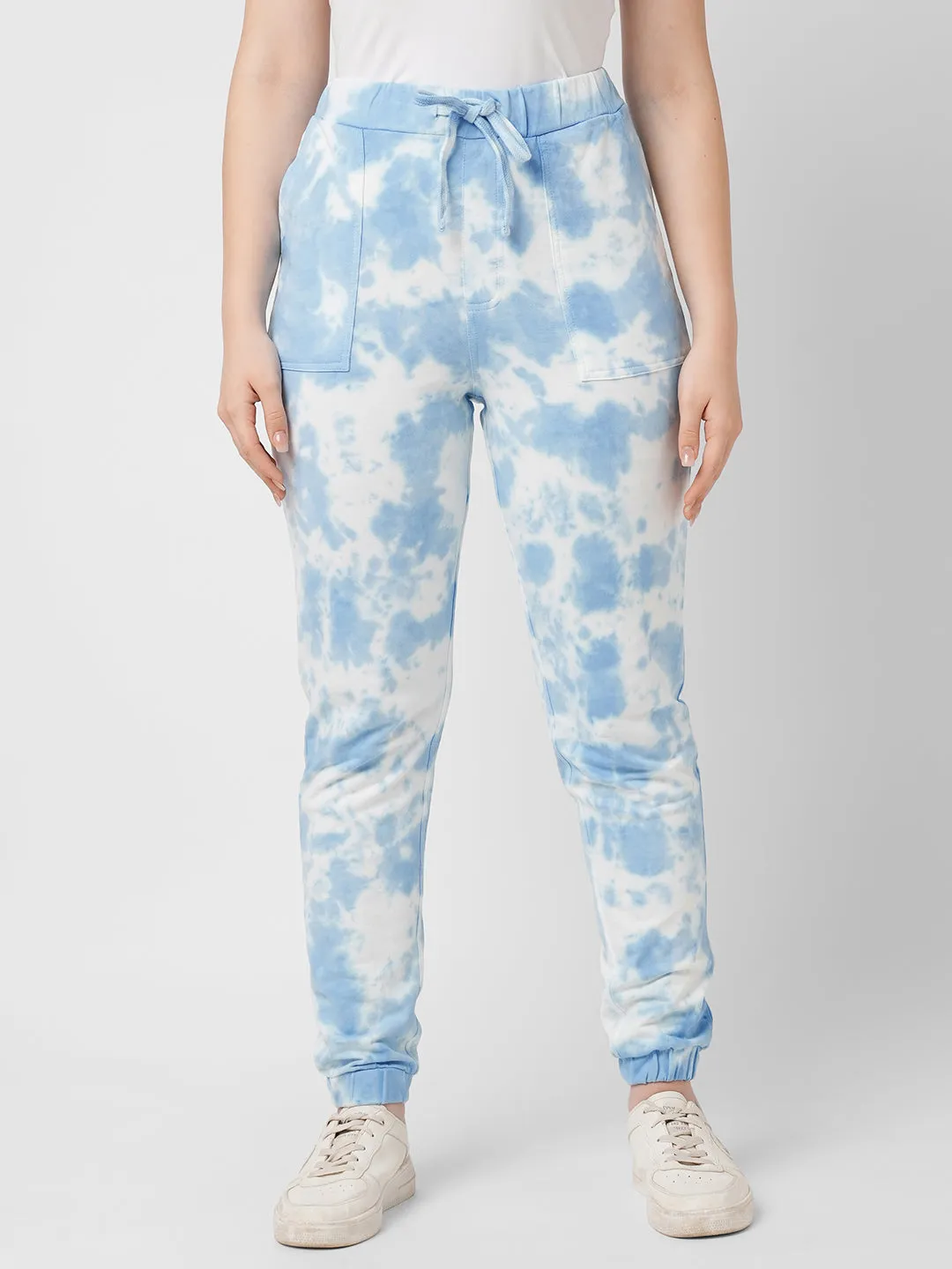 Women High-Rise Skinny Fit Tie & Dye Athleisure