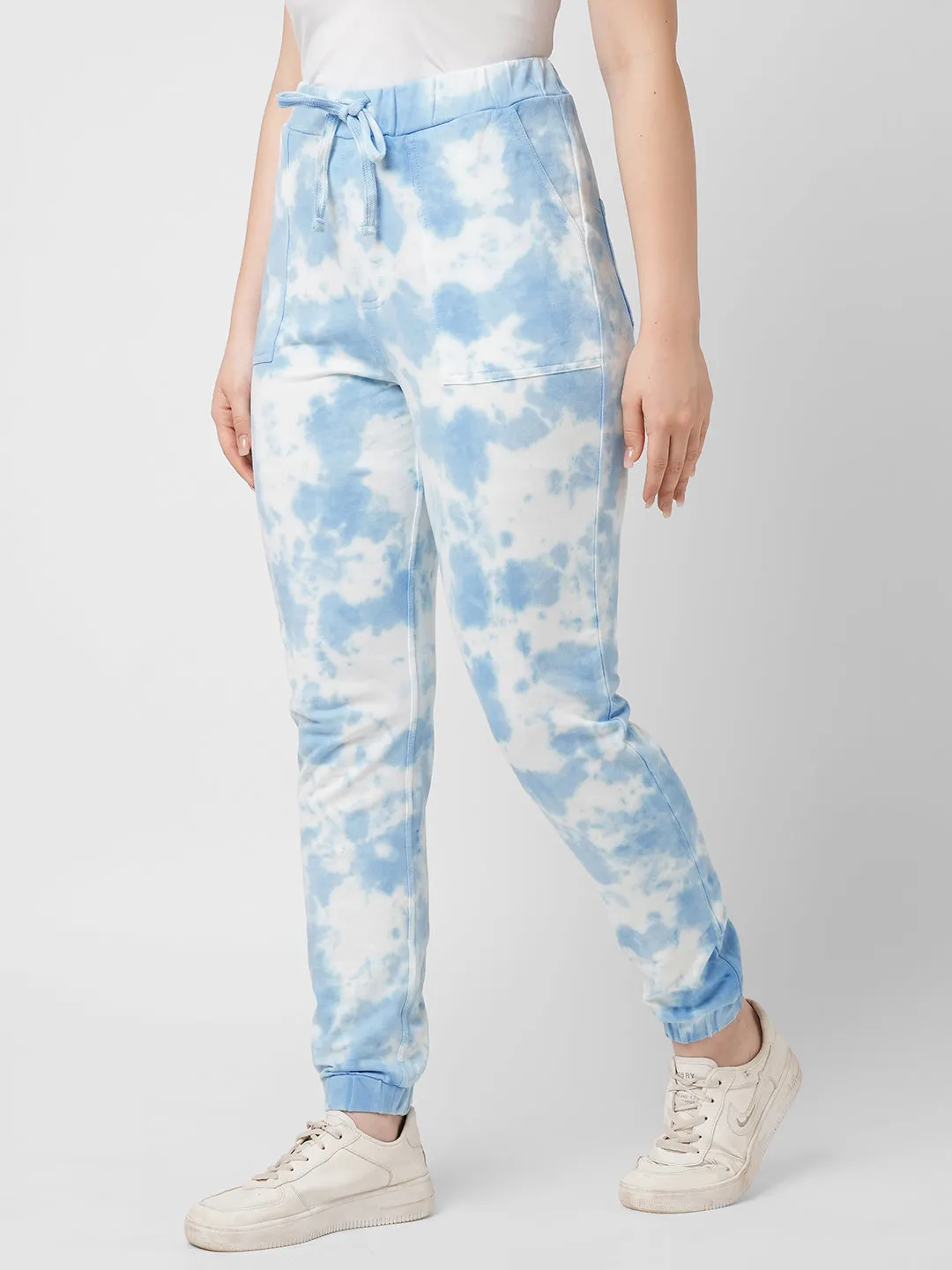 Women High-Rise Skinny Fit Tie & Dye Athleisure